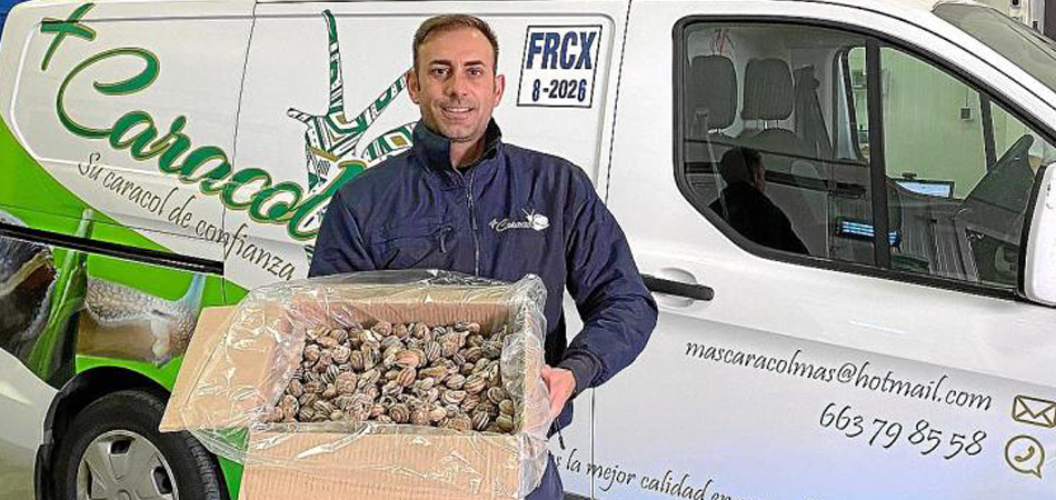 Carlos Mut, CEO Más Caracol. Más Caracol, Caracol en Mallorca. Distribuidores del mejor caracol en Mallorca